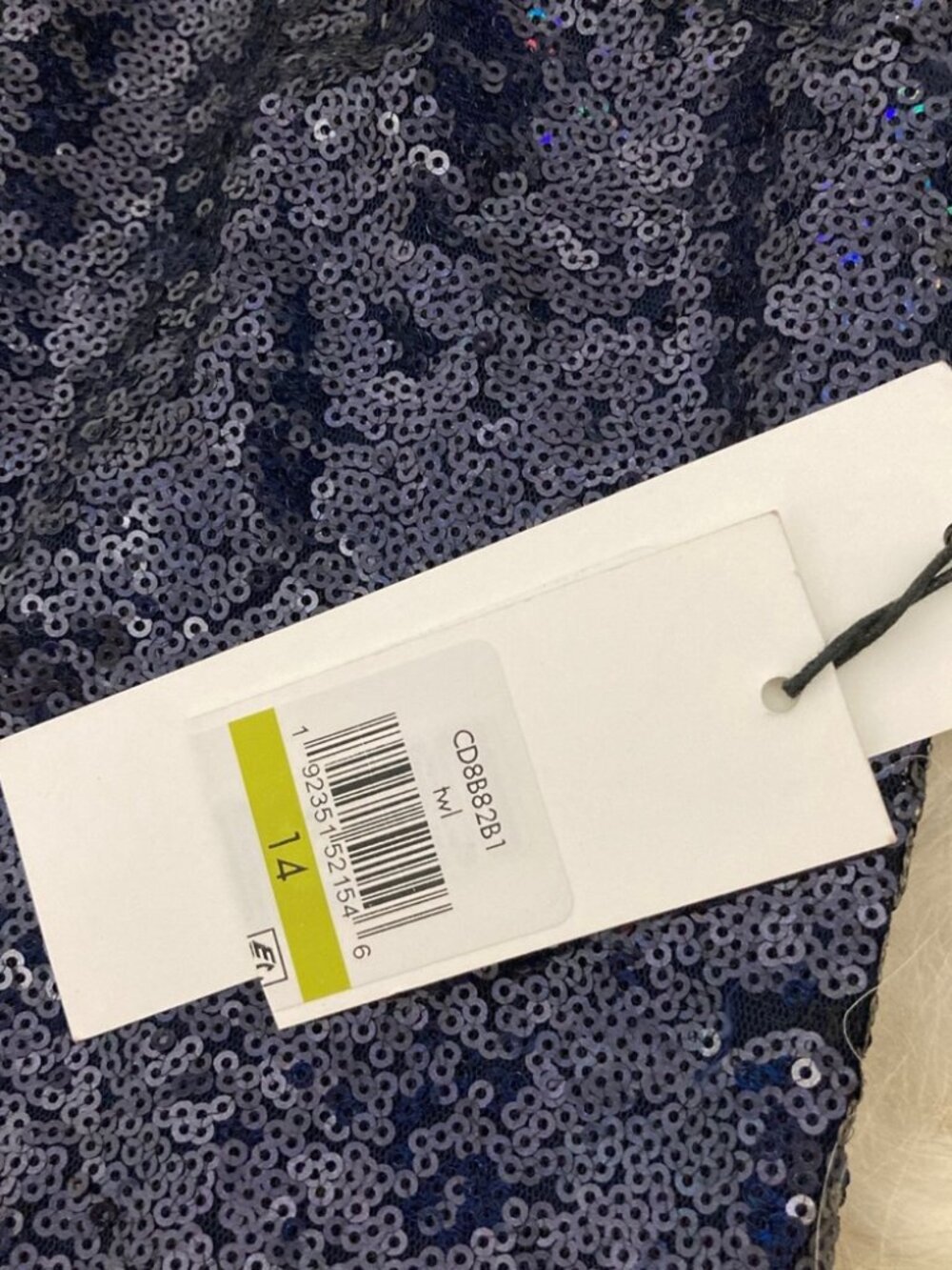 Calvin Klein Women's Sequined Sheath Dress 2307 - Picture 4 of 9